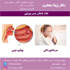 علت-کاهش-حس-بویایی